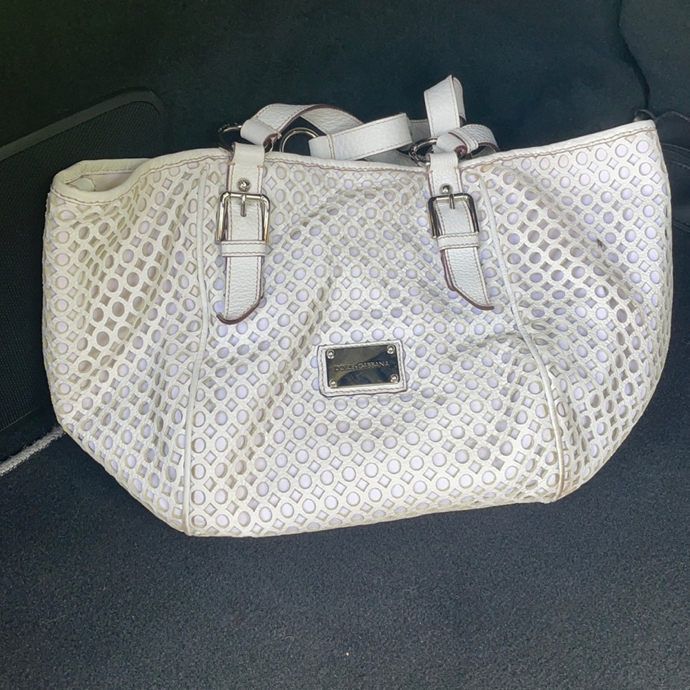****** SOLD****** Dolce & Gabbana white purse **** SOLD*****